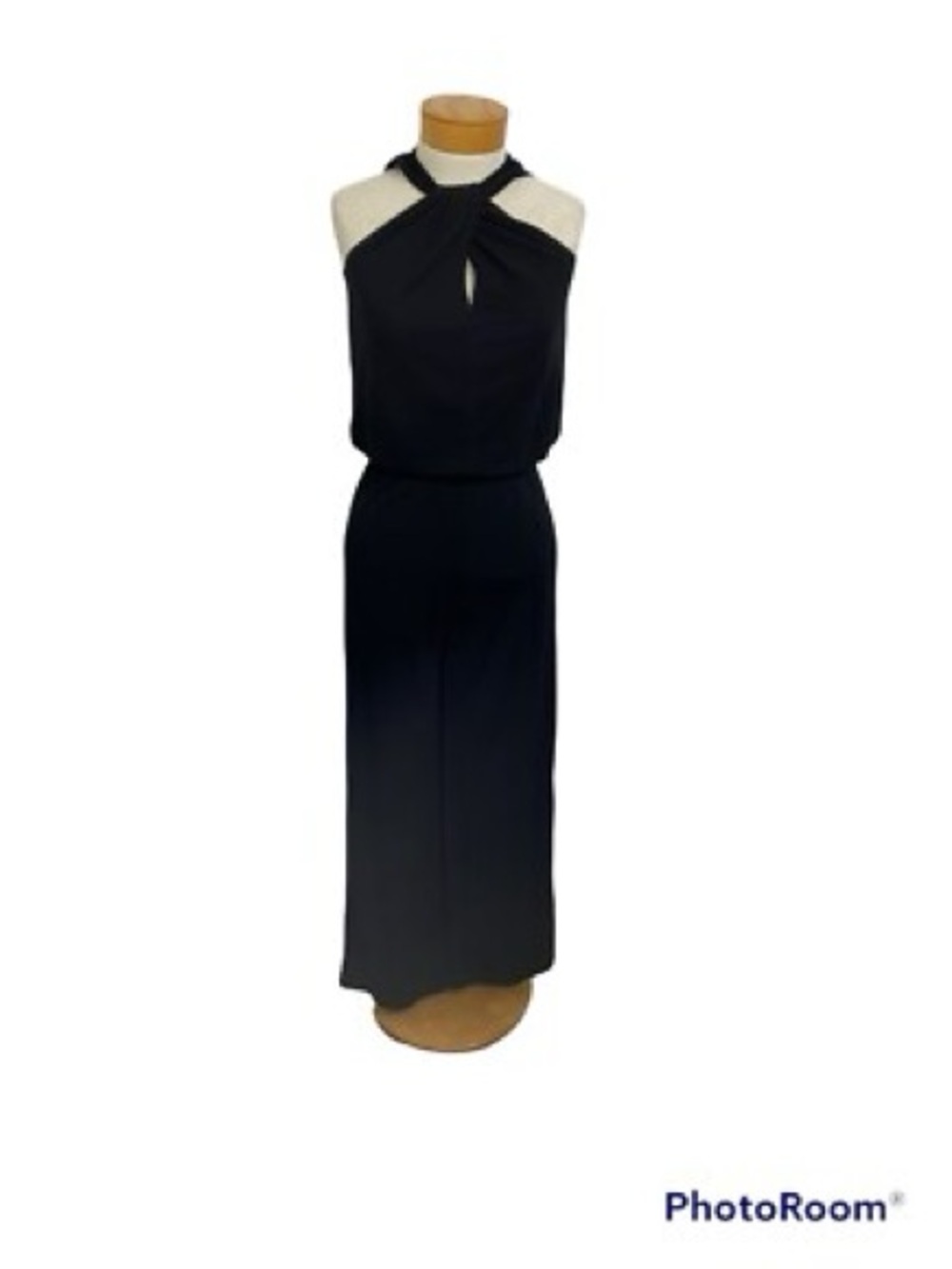 Trina Turk Black Halter Neck jumpsuit Sz Med